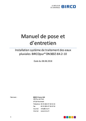 Manuel d'entretien BIRCOpur® DN 300