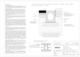 Instructions de pose BIRCO Pfuhler Profil R20 à R30-40 Typ I, Class. A15 - F900