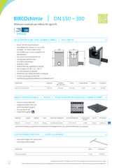 BIRCOchimie Avaloir DN 150-300