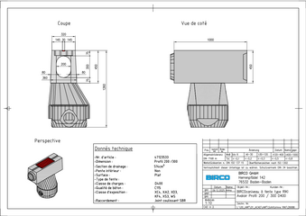 Avaloir Profil 200/300 D 400