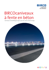 BIRCOcaniveaux à fente en béton