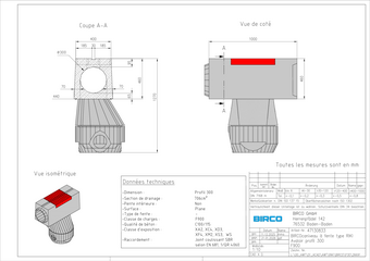 Avaloir Profil 300 F 900