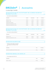 Accessoires BIRCOslim