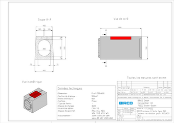 Caniveau de révision Profil 300/400 D 400