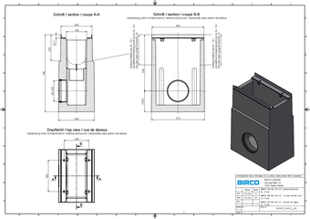 BIRCOsir® DN 200 AS, avaloir en ligne