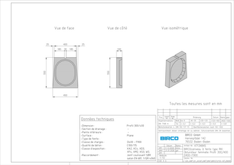Obturateur femelle Profil 300/400