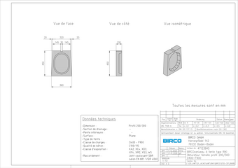 Obturateur femelle Profil 200/300