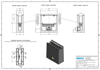BIRCOsir® DN 100, avaloir en ligne