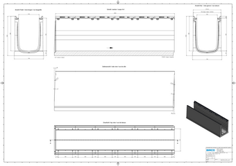 BIRCOmax-i® DN 520, caniveau 3 m, hauteur 1000