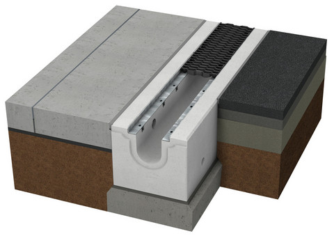 BIRCOsolid caniveau à grille