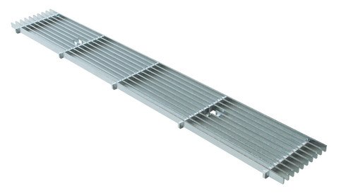 BIRCO Grille à barreaux longitudinaux | acier inoxydable