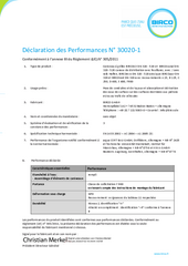 BIRCOsir DN 320 - DN 520 et BIRCOcanal avec feuillures BIRCOpur BIRCOsed / Vers. 07-2026 / Ddp 30020