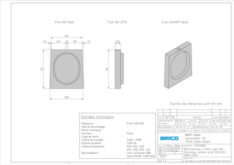 Obturateur femelle Profil 300/400