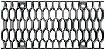 BIRCOsir Petites dimensions Dimension Nominale 200 AS Grilles Grille nid d&#039;abeille I fonte