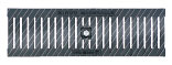 BIRCOlight Dimension Nominale 100 AS Grilles Grilles fonte I fentes étroites