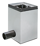 BIRCOchimie Drainage ponctuel sans dimension nominale Avaloirs Avaloir de base avec vanne d&#039;arrêt en tant que drainage ponctuel