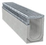 BIRCOlight Drainage de façades Dimension Nominale 100 Caniveaux BIRCOlight NW100 | Caniveau de façade