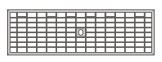 BIRCOlight Drainage de façades Dimension Nominale 100 Grilles BIRCOlight DN 100 | Grille caillebotis pour façades