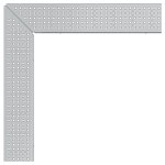 BIRCOtopline® Largeur 100 Recouvrements Grille perforée I Trous ronds I clipsable I acier galvanisé