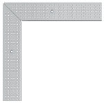 BIRCOtopline® Largeur 100 Recouvrements Grille perforée I Trous ronds I boulonnée I acier galvanisé
