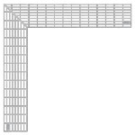 BIRCOtopline® Largeur 100 Recouvrements Grille caillebotis I boulonnée I acier galvanisé