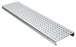 BIRCOtopline® Largeur 130 Recouvrements Grille perforée I Trous ronds I clipsable I acier galvanisé