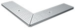 BIRCOtopline® Largeur 130 Recouvrements Grille perforée I Trous ronds I boulonnée I acier galvanisé