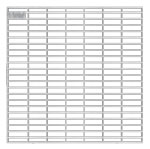 BIRCOtopline® Éléments de raccord 25/25 Grilles Grille caillebotis pour éléments de visite 25/25