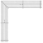 BIRCOtopline® Largeur 100 Recouvrements Grille à barreaux longitudinaux I avec boulonnage I acier galvanisé