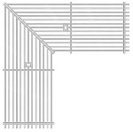 BIRCOtopline® Largeur 210 Recouvrements Grille à barreaux longitudinaux I avec boulonnage I acier galvanisé