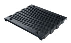 BIRCOmax-i Dimension Nominale 320 Grilles Grille nid d&#039;abeille I fonte I pour caniveau avec cornières en fonte