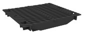 BIRCOmax-i Dimension Nominale 320 Grilles Grilles fonte I fentes doubles I pour caniveau avec cornières en fonte
