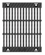 BIRCOmax-i Dimension Nominale 420 Grilles Grilles fonte I fentes triples I pour caniveau avec cornières en fonte
