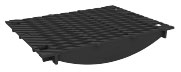 BIRCOmax-i Dimension Nominale 420 Grilles Grilles fonte I fentes triples I pour caniveau avec cornières en fonte