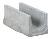 BIRCOcornières à fente Dimension Nominale 150 AS Caniveaux Elément de caniveau DN 150 AS pour cornières à fente/inserts de nettoyage 4 mm I sans pente intérieure