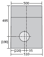 BIRCOcornières à fente Dimension Nominale 150 AS Avaloirs Avaloir DN 150 AS pour inserts de nettoyage 4mm | en 1 partie
