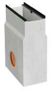 BIRCOlight® avec feuillures en fonte Dimension nominale 150 Avaloir Avaloir en ligne I en 1 partie