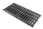 BIRCOlight® avec feuillures en fonte Dimension nominale 200 Grilles Grille fonte à fentes doubles