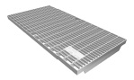 BIRCOlight® avec feuillures en fonte Dimension nominale 200 Grilles Grilles caillebotis