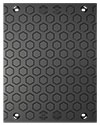 BIRCOcanal Dimension nominale 520 Grilles Plaque fonte hexagone I pour canal de distribution avec feuillures