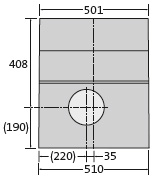 BIRCOcornières à fente Dimension Nominale 150 AS Avaloirs Avaloir DN 150 AS pour inserts de nettoyage 1,5 mm | en 1 partie