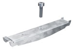 BIRCOtopline® Largeur 160 Recouvrements Grille à barreaux longitudinaux I avec boulonnage I acier galvanisé