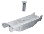 BIRCOtopline® Largeur 100 Recouvrements Grille perforée I Trous ronds I boulonnée I acier galvanisé